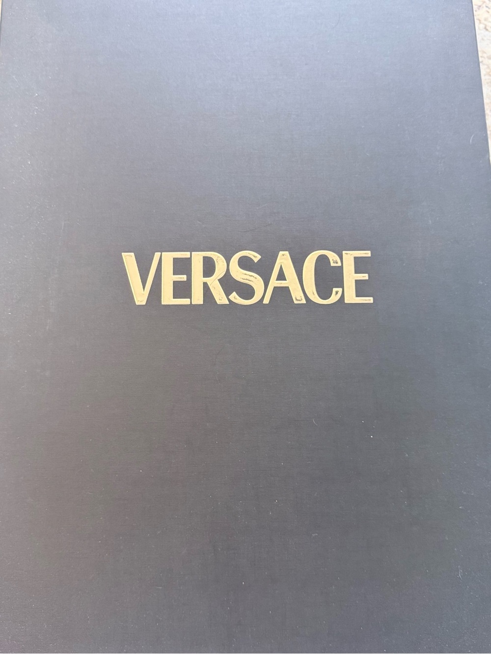 Versace Pink and Coral Velour Hooded Robe - Picture 4 of 4